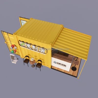 Portable Pop Up Mobile Mini 10ft Container Home Bar Restaurante pré-fabricado Loja Street Food Kiosk