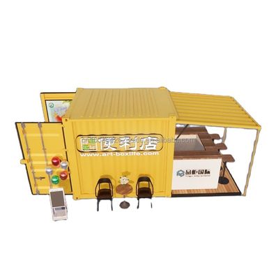 Portable Pop Up Mobile Mini 10ft Container Home Bar Restaurante pré-fabricado Loja Street Food Kiosk