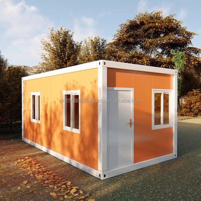Casa de contêineres de embalagem plana personalizável com montagem rápida e design dobrável