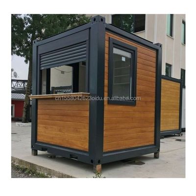 Sandwich Panel Porta Container Casas 40ft Dois quartos para porta de vidro Habitação