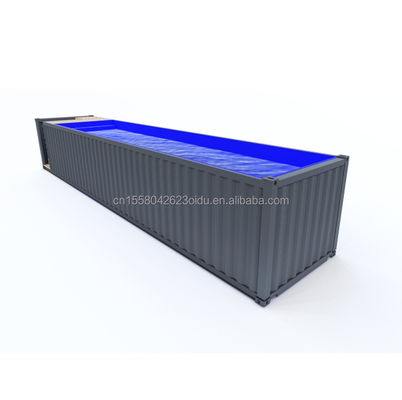 Piscina de contêiner de transporte personalizado em 20ft/40ft com painel de sandwich de onda de parede 50/75/100mm