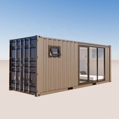 Container familiar Casa Container familiar pré-fabricado Residencial com cores personalizadas e janelas de alumínio