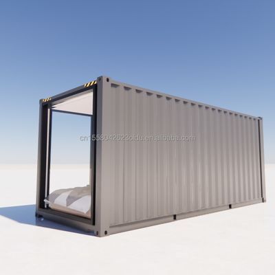 Container familiar Casa Container familiar pré-fabricado Residencial com cores personalizadas e janelas de alumínio