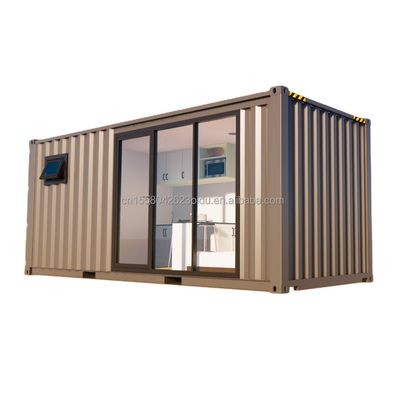 Container familiar Casa Container familiar pré-fabricado Residencial com cores personalizadas e janelas de alumínio