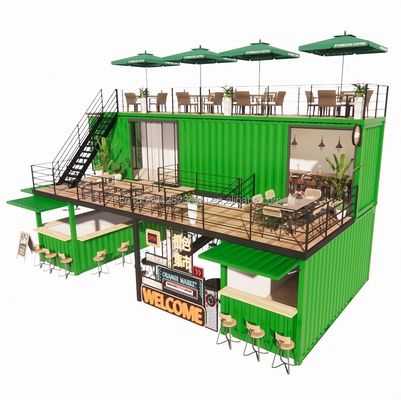 Container com banheiros e cozinhas Construção rápida de casas pré-fabricadas modulares