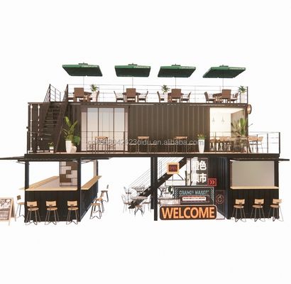 Container com banheiros e cozinhas Construção rápida de casas pré-fabricadas modulares