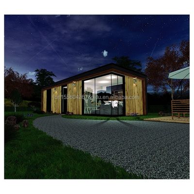 Quadro de aço galvanizado de aço curvado 180g Casa de contêineres pré-fabricada de design moderno para espaços residenciais ao ar livre