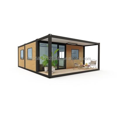 Plant House Container Casa pré-fabricada móvel com painel de sandwich de onda 50/75/100mm