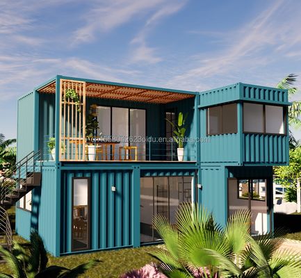 Casas de contêiner especializadas expansíveis Casa de villas pré-fabricadas de luxo Casa para família ou hotel de férias Outro estilo de design
