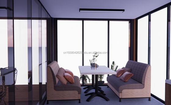 Casa móvel de luxo de 20 pés com habitação e janelas de liga de alumínio