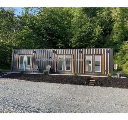 Casa pré-fabricada de estilo moderno Container de aço Casa Container Casas Prefabricadas Pequenas Casa Familiar para Vida ao Ar Livre