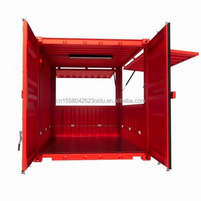 Hotel 10ft Mini Container Bar Estand no supermercado com loja pop-up robusta e design moderno