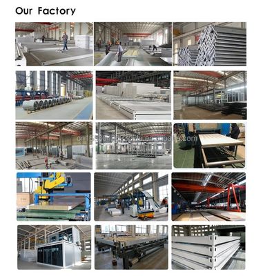 50/75/100mm Painel Sandwich de onda Estrutura de aço modular Transporte pré-fabricado Cozinha móvel Restaurante Container Casa em rodas