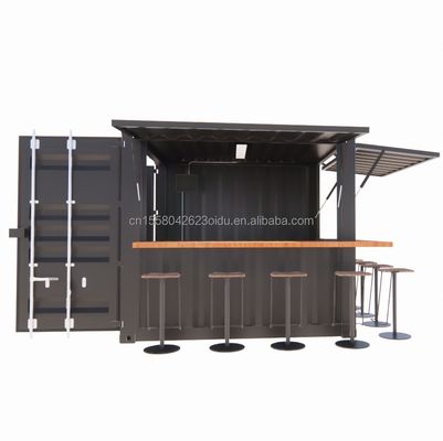 Container de loja mini-pop-up à prova de umidade de 10 pés para cafés/bares/restaurantes de fast food/lojas de conveniência/quiosques/stands