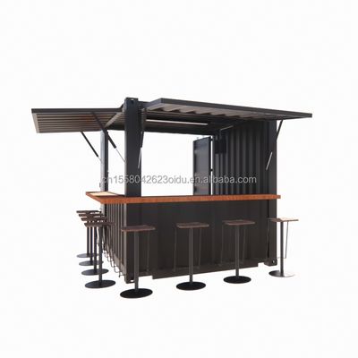Container de loja mini-pop-up à prova de umidade de 10 pés para cafés/bares/restaurantes de fast food/lojas de conveniência/quiosques/stands