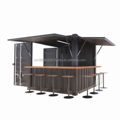 Container de loja mini-pop-up à prova de umidade de 10 pés para cafés/bares/restaurantes de fast food/lojas de conveniência/quiosques/stands