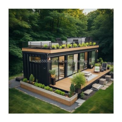Desembaçável Design Moderno Luxo 3 Dormitórios Vila Prefabricada Casa Container para Jardim por Famílias e Hotéis