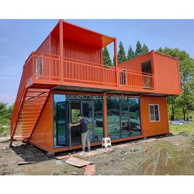 Desembaçável Design Moderno Luxo 3 Dormitórios Vila Prefabricada Casa Container para Jardim por Famílias e Hotéis