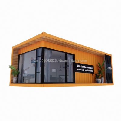 Outdoor 40ft ou 20ft Design moderno Container expansível Casa pré-fabricada Residencial pré-fabricada Casa pequena para material de aço vivo