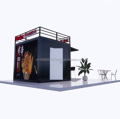 Estilo de Design Moderno 10ft Container Sentry Box Fast Food Truck Mobile Coffee Truck Bar Loja de conveniência
