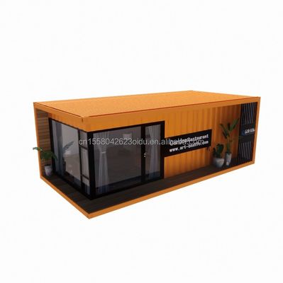Outdoor 40ft ou 20ft Design moderno Container expansível Casa pré-fabricada Residencial pré-fabricada Casa pequena para material de aço vivo