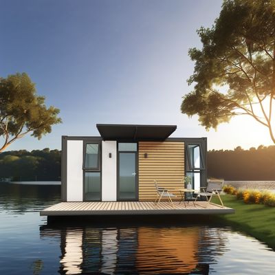 Container Flat Pack UE Customizado Luxo Moderno 20ft Casa de Madeira Prefabricada com Estrutura de Aço Jardim Prefabricado em estilo de design moderno de meados do século