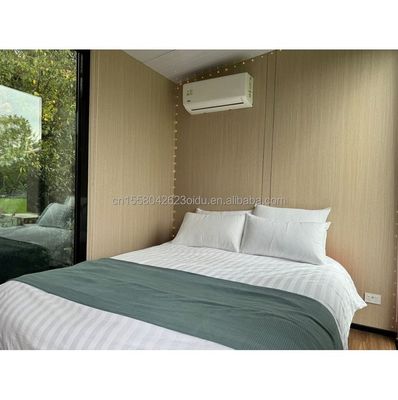 Tubos de aço galvanizado quadrados Estrutura principal Casas de contêineres de 40 pés para aplicações de hotel e carport