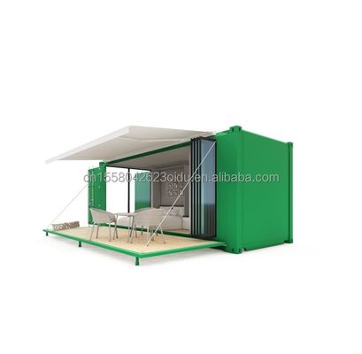 Quadro de aço colorido personalizado Loja de roupas móveis pré-fabricadas com dobra de aço galvanizado