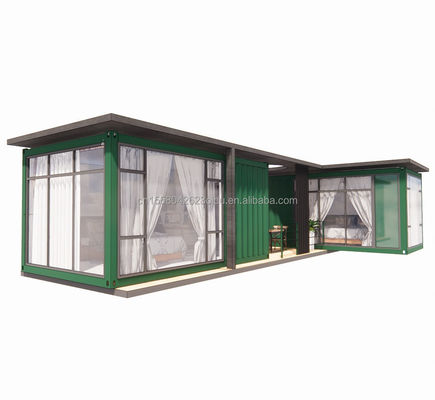 Quadro de aço colorido personalizado Loja de roupas móveis pré-fabricadas com dobra de aço galvanizado