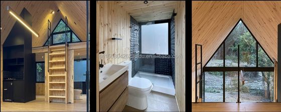 Painel de sanduíche portátil exterior triângulo modular recipiente dobrável pré-fabricado para armazenamento de carga agrícola
