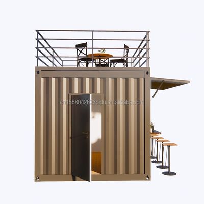 Supermercado de design moderno Container móvel Bar de café Casas 10ft Mini Popup Shop