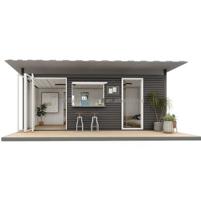 50/75/100mm Container House com cozinha e banheiro para o mercado da UE com 2 quartos e design de luxo