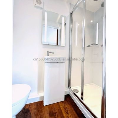 Estilo de design moderno 40ft Container dobrável de dois quartos de cores personalizadas e porta de vidro para vida ao ar livre