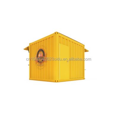 Aço galvanizado curvado 180g 10FT Mini Pop-up Shop Container Café/Bar/Restaurante de fast food/Loja de conveniência/Kiosco/Stand