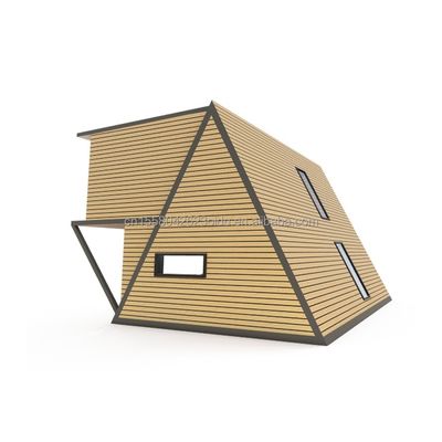 Hotel de 20 pés ou 40 pés Estrutura em forma de triângulo desmontável e expansível Cabaina pequena Casa em A-Frame para quarto ou villa