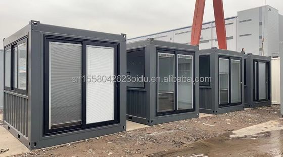 Contêiner de banheiro de design moderno Escritório para solução móvel personalizada em contêiner de carga marítima de 10 pés