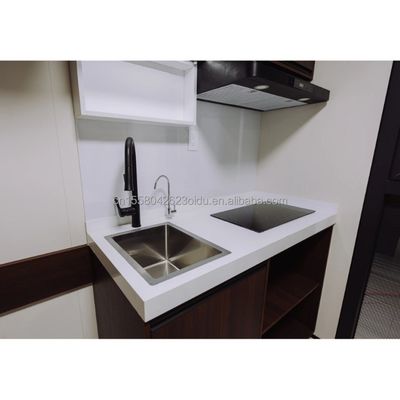 Casa de contêineres expansível para acomodação em hotéis Solução em aplicativo de cozinha de design moderno