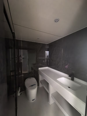 Quadro de aço galvanizado de aço curvado 180g Férias ao ar livre ou hotel Design moderno Sala de cápsula pré-fabricada 20 FT 40 FT