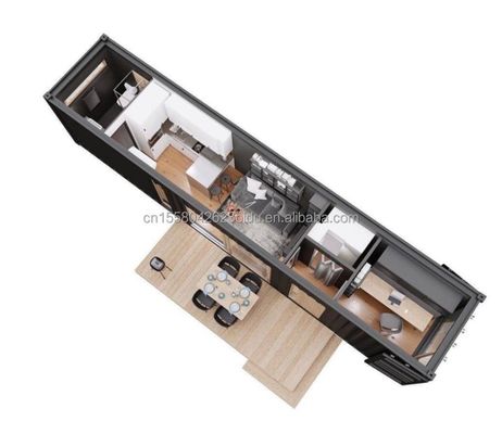 Container Hotel Prefabricado Mobile Office Living Container Home Office Containers 40ft Container de transporte