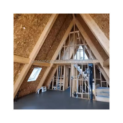 Tubos de aço galvanizado quadrado Estrutura principal Hotel Triângulo A Quadro Casa pré-fabricada Kit para luxo