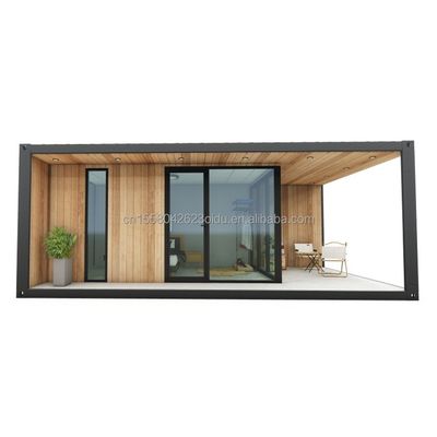 20ft/40ft Casa de madeira moderna de luxo Estrutura de aço Casa pequena Senglin Casa de férias dobrável com cor personalizada