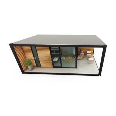 20ft/40ft Casa de madeira moderna de luxo Estrutura de aço Casa pequena Senglin Casa de férias dobrável com cor personalizada