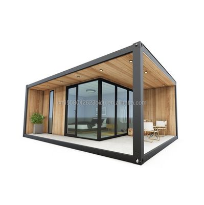 20ft/40ft Casa de madeira moderna de luxo Estrutura de aço Casa pequena Senglin Casa de férias dobrável com cor personalizada
