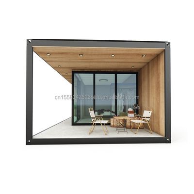 20ft/40ft Casa de madeira moderna de luxo Estrutura de aço Casa pequena Senglin Casa de férias dobrável com cor personalizada
