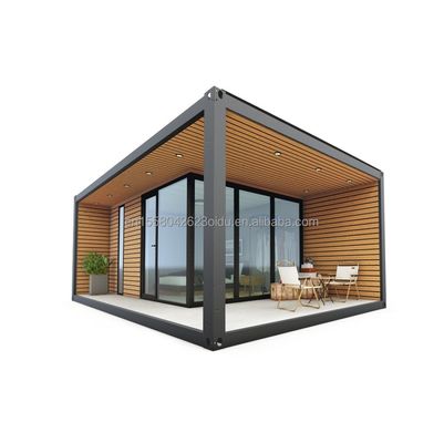 20ft/40ft Casa de madeira moderna de luxo Estrutura de aço Casa pequena Senglin Casa de férias dobrável com cor personalizada