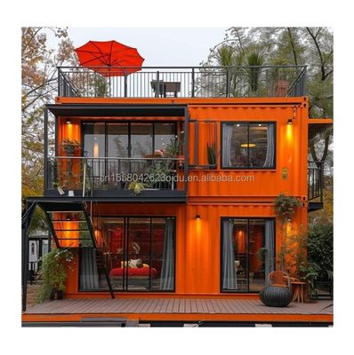 20ft Modern Luxury Prefab House Painel Sandwich de Aço Container de Envio Modificado para Jardim ao Ar Livre