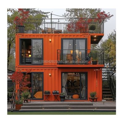 20ft Modern Luxury Prefab House Painel Sandwich de Aço Container de Envio Modificado para Jardim ao Ar Livre