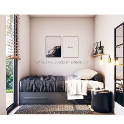 20ft Modern Luxury Prefab House Painel Sandwich de Aço Container de Envio Modificado para Jardim ao Ar Livre