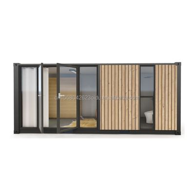 Casas de contêiner modernas de um andar estilo luxuoso Edifícios pré-fabricados de madeira minúsculas para hotéis Apartamentos Vilas ou cabanas