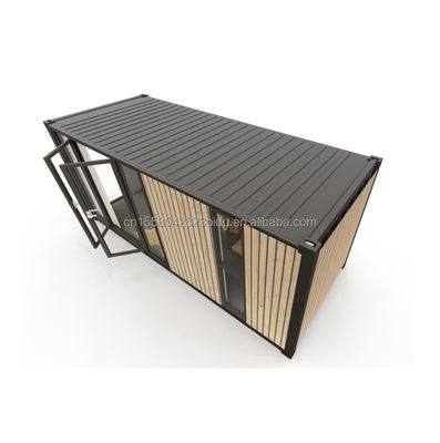 Casas de contêiner modernas de um andar estilo luxuoso Edifícios pré-fabricados de madeira minúsculas para hotéis Apartamentos Vilas ou cabanas